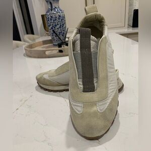 Brunello Cucinelli Monili Laceless Suede Sneakers Size 40